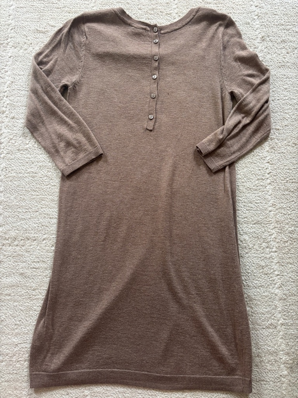 H&M Brown Scoop Neck Long Sweater Dress - Picture 5 of 5